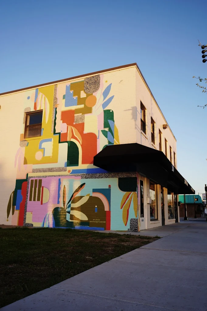 CORE Advocates building featuring the iconic downtown mural